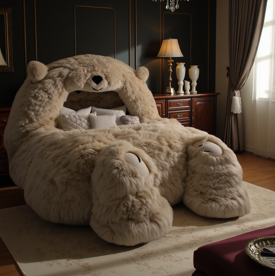 Cozy Animals Oversized Plush Beds