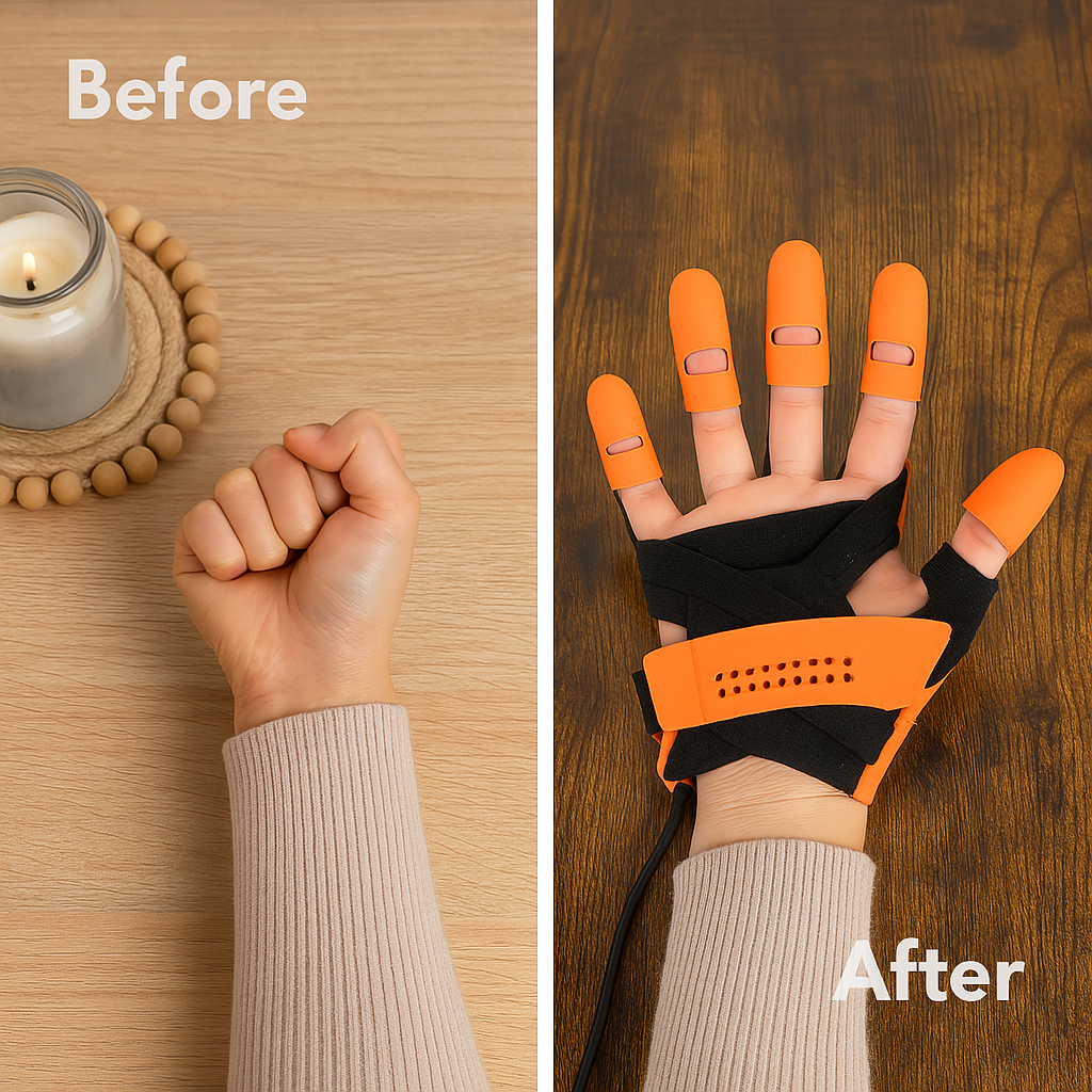 Effortless Exercise Automatic Hand Trainer Gloves