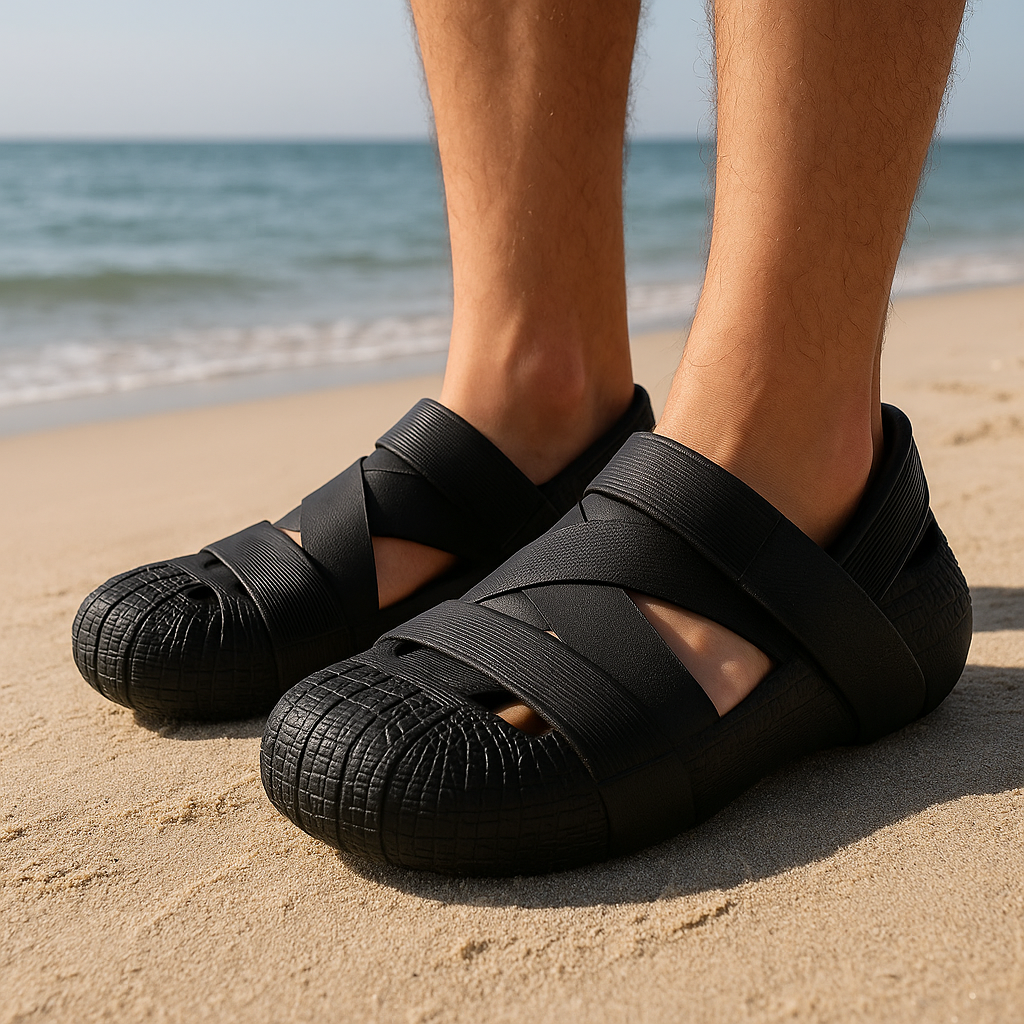 Criss Cross Anti-slip Outdoor Beach Slippers