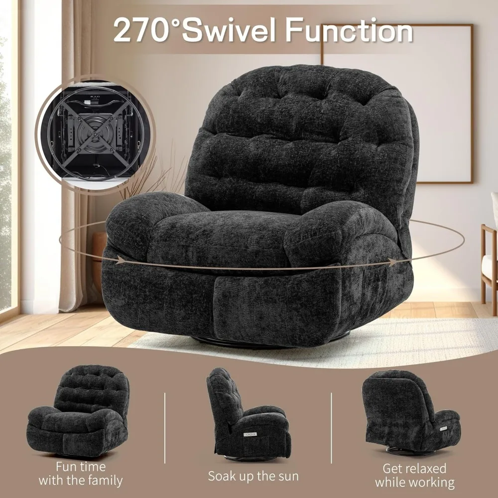 Next Level Relaxing Electric Rotating Durable Rocking Chair