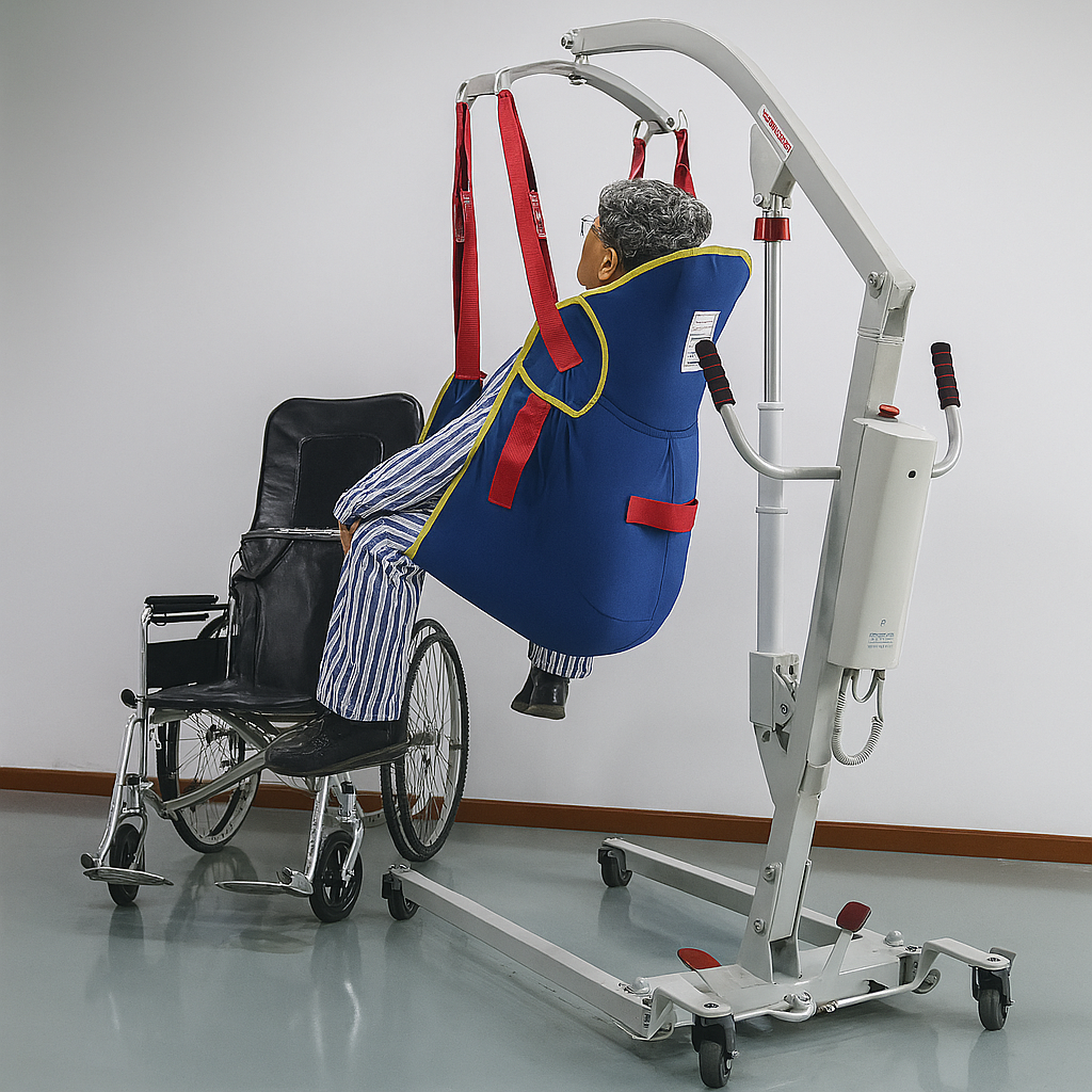 Electric Patient Mobility Adjustable Full Body Lift Machine