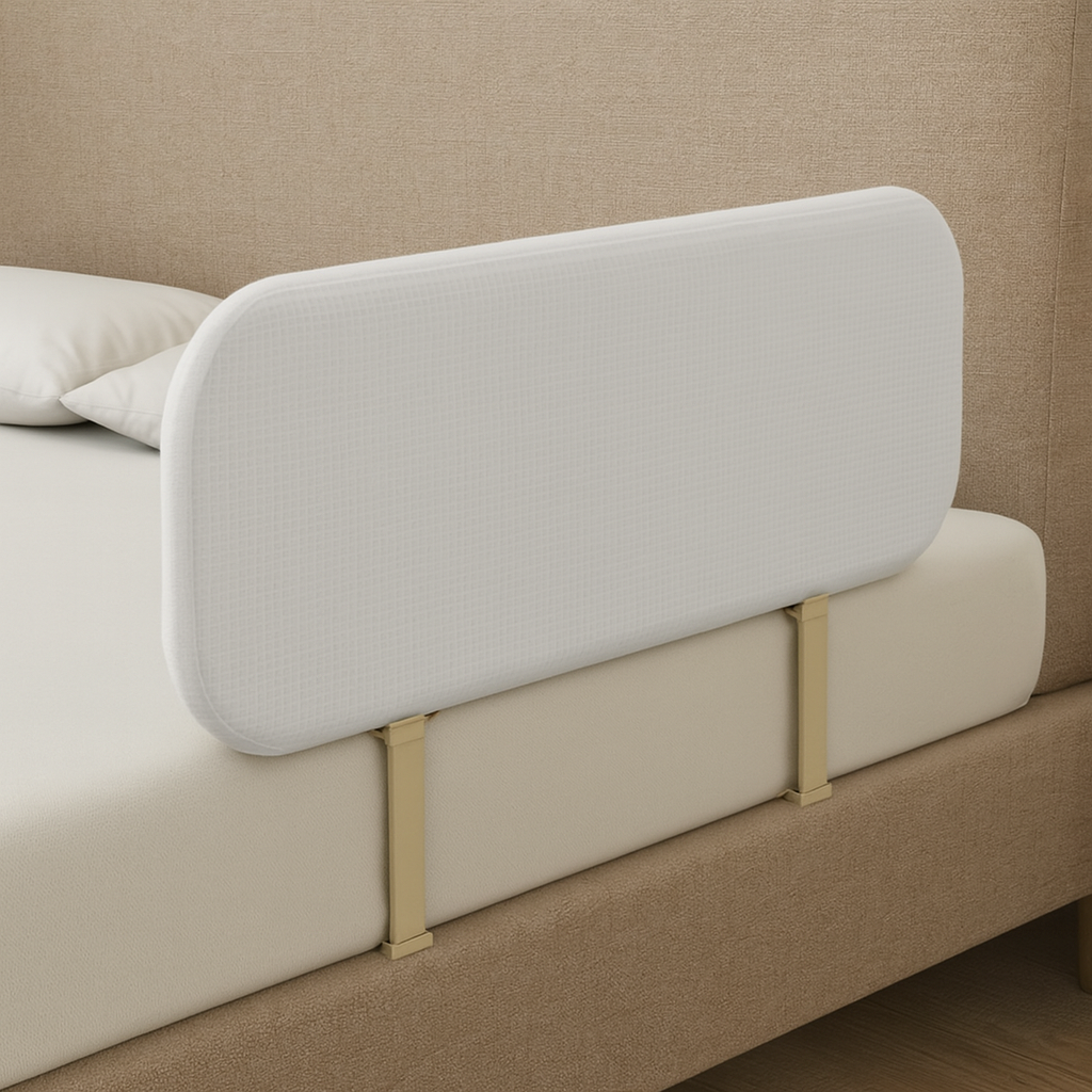 Cute Bear Anti-Fall Foldable Safety Bed Fence