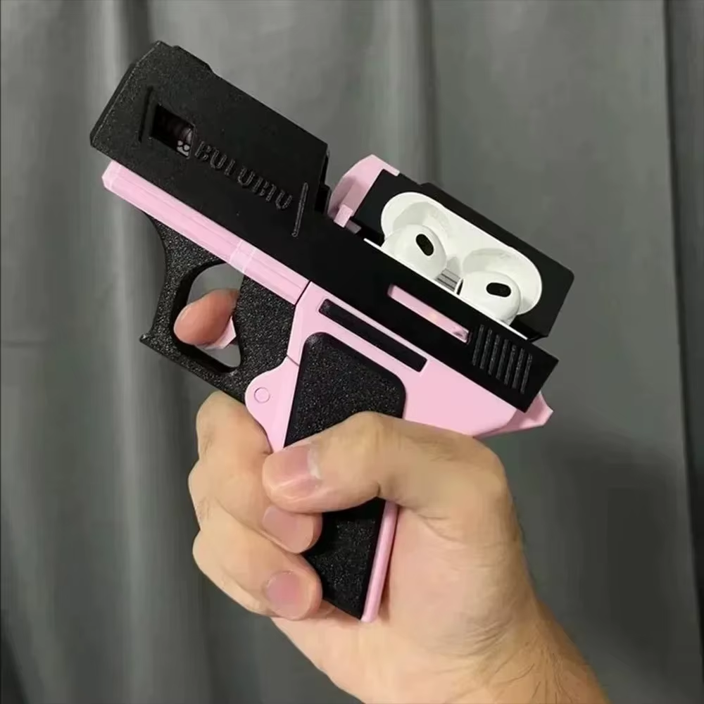 Miniature Gun-Shape Airpods Case
