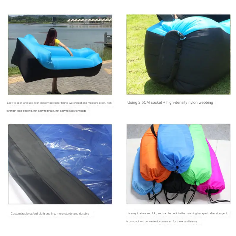 Portable Inflatable Outdoor Air Sofa Bed Lounger