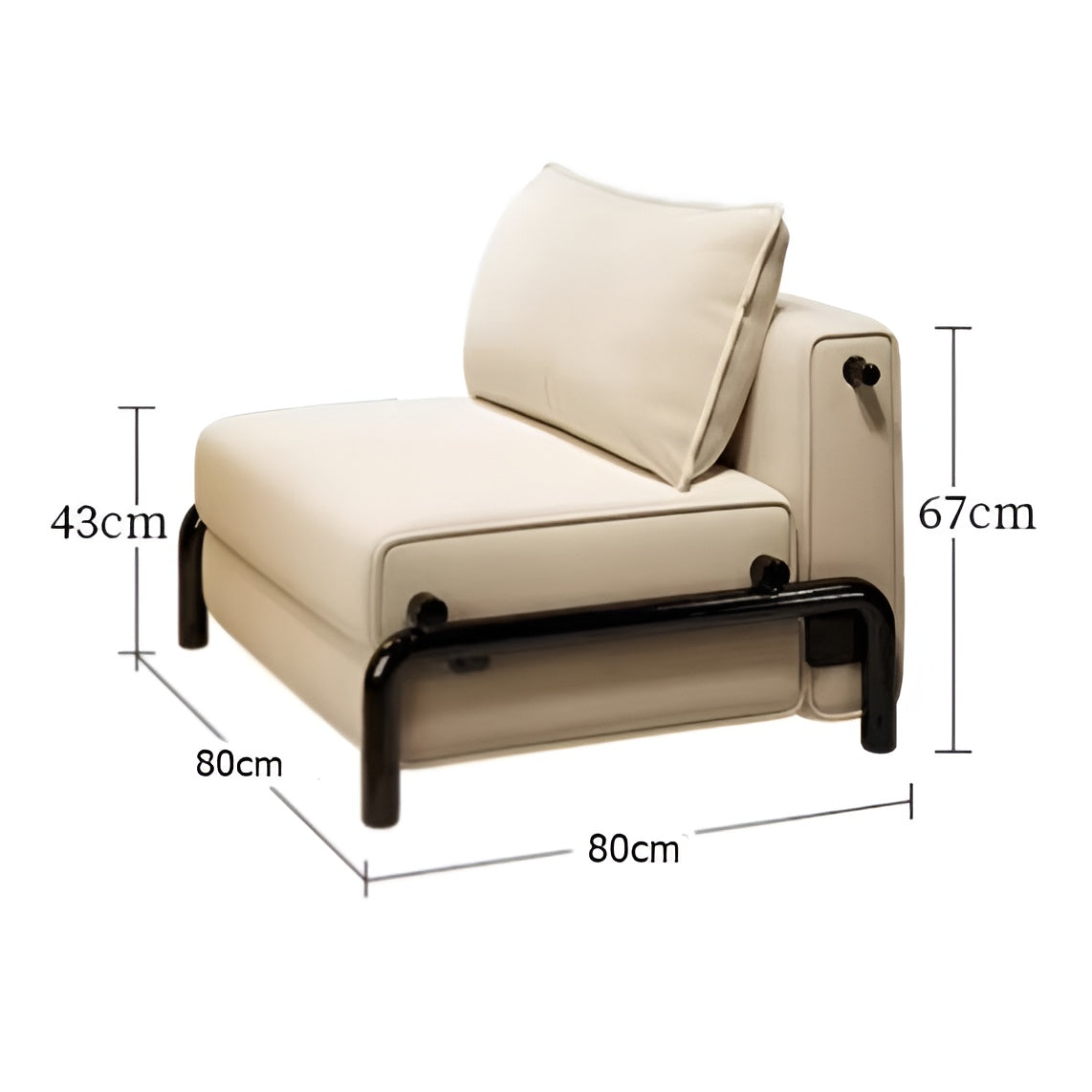 Hide Hub Space Saver Convertible Magic Lounge Sofa Bed